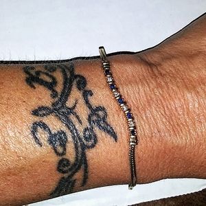 14K, Sapphire, & Diamond Bracelet